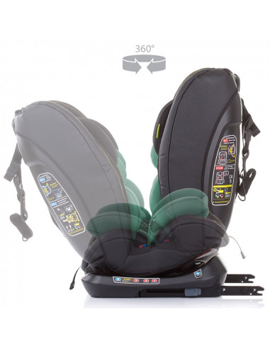 Scaun auto Chipolino Techno 0-36 kg avocado cu sistem