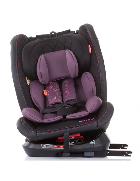Scaun auto Chipolino Techno 0-36 kg lilac cu sistem