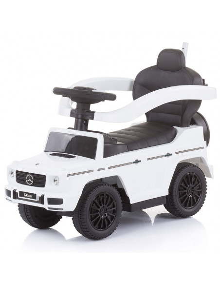 Masinuta de impins Chipolino Mercedes G350 white cu maner si