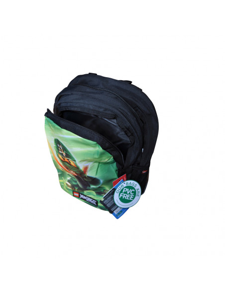 Rucsac extins LEGO V-Line - design verde NinjaGo