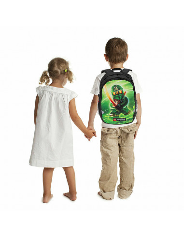 Rucsac extins LEGO V-Line - design verde NinjaGo
