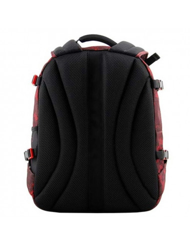 Rucsac Tech Teen, LEGO Core Line - design Minifigures Burgundy