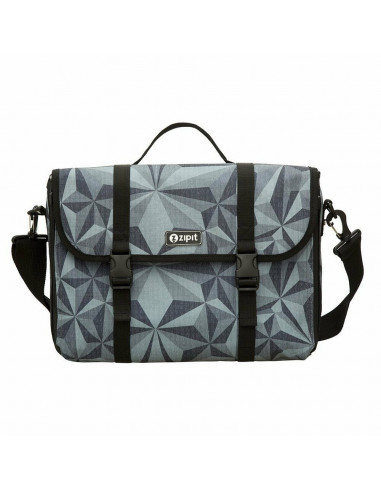 Geanta reversibila ZIPIT, cu husa laptop 14 inch - forme