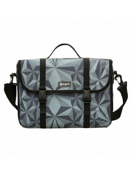 Geanta reversibila ZIPIT, cu husa laptop 14 inch - forme