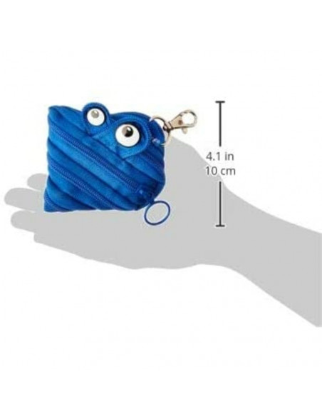 Portofel cu fermoar, pentru monezi, ZIPIT Monsters - albastru