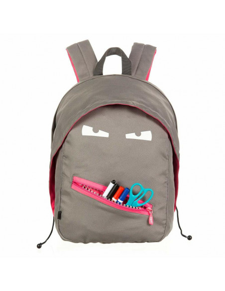 Rucsac ZIPIT Grillz, cu buzunare laterale - gri inchis,ZP-148741 Rucsac ZIPIT Grillz, cu buzunare laterale - gri inchis,ZP-148741