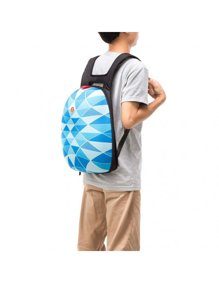 Rucsac ZIPIT Shell - triunghiuri albastre,ZP-145900 Rucsac ZIPIT Shell - triunghiuri albastre,ZP-145900