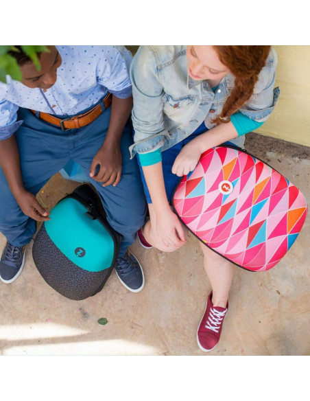 Rucsac ZIPIT Shell - triunghiuri albastre,ZP-145900 Rucsac ZIPIT Shell - triunghiuri albastre,ZP-145900