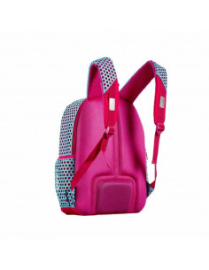 Rucsac ZIPIT Mesh White & Pink, cu buzunare laterale,ZP-148468