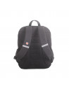Rucsac negru LEGO M-Line, cu buzunar frontal - design gri