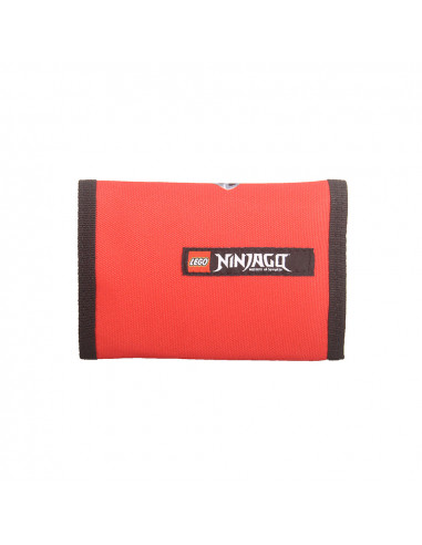 Portofel textil LEGO M-Line - design rosu NinjaGo