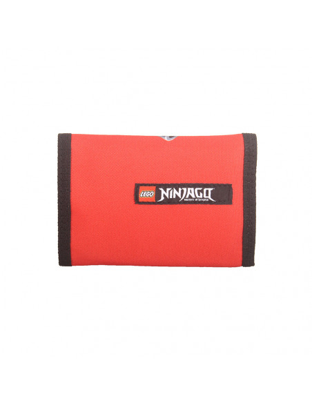 Portofel textil LEGO M-Line - design rosu NinjaGo