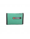 Portofel textil LEGO M-Line - design verde NinjaGo