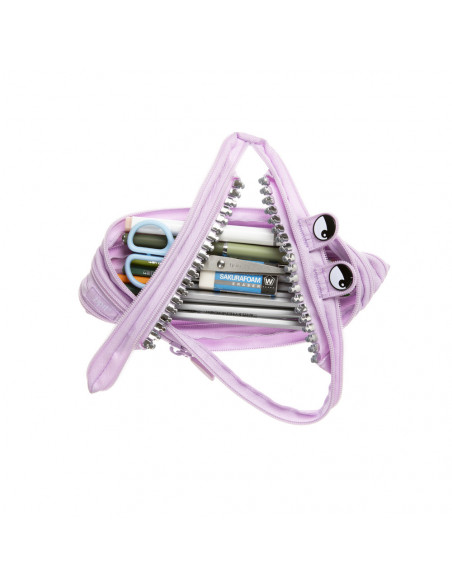 Penar cu fermoar, ZIPIT Grillz Monster - roz liliac,ZP-425775