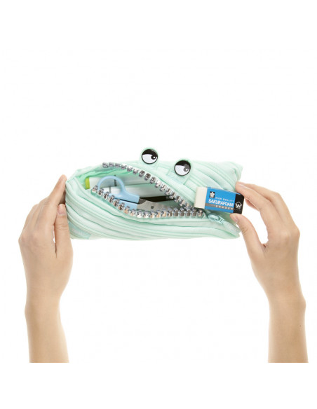 Penar cu fermoar, ZIPIT Grillz Monster - verde menta,ZP-425782