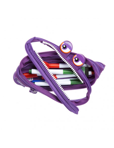 Penar cu fermoar, ZIPIT Wildlings - mov,ZP-147911