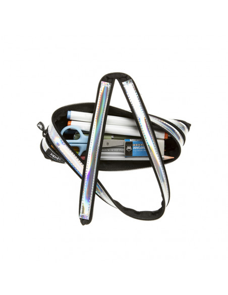 Penar cu fermoar, ZIPIT Metallic - argintiu,ZP-423054