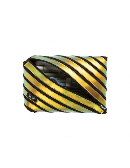 Penar cu fermoar, ZIPIT Metallic Jumbo - aramiu,ZP-423078