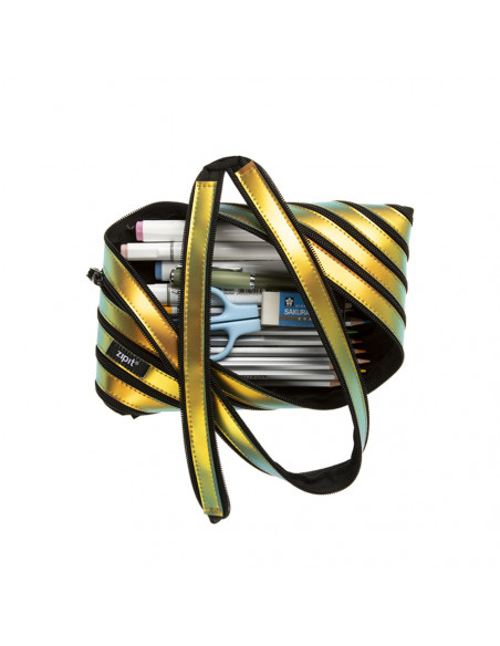 Penar cu fermoar, ZIPIT Metallic Jumbo - aramiu,ZP-423078