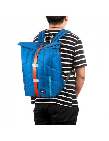 Rucsac ZIPIT Puffer Premium - albastru cu banda rosie,ZP-421432