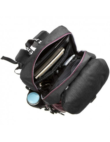 Rucsac ZIPIT Metro Premium - visiniu cu negru,ZP-421593 Rucsac ZIPIT Metro Premium - visiniu cu negru,ZP-421593