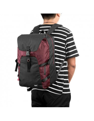 Rucsac ZIPIT Metro Premium - visiniu cu negru,ZP-421593 Rucsac ZIPIT Metro Premium - visiniu cu negru,ZP-421593