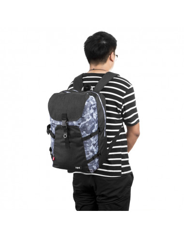 Rucsac ZIPIT Metro Premium - camuflaj gri cu negru,ZP-421616