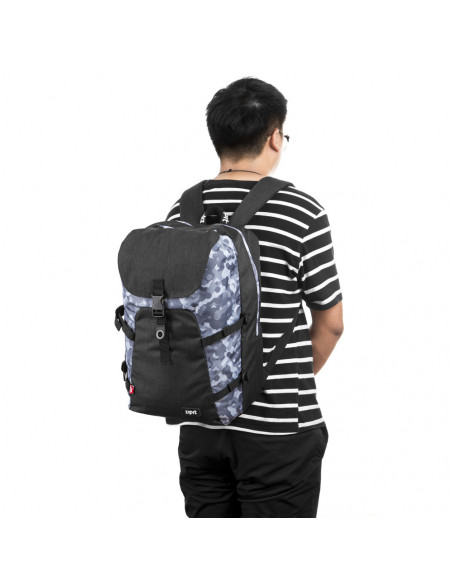 Rucsac ZIPIT Metro Premium - camuflaj gri cu negru,ZP-421616