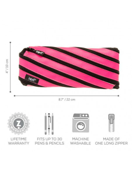 Penar cu fermoar, ZIPIT Neon - roz,ZP-422965