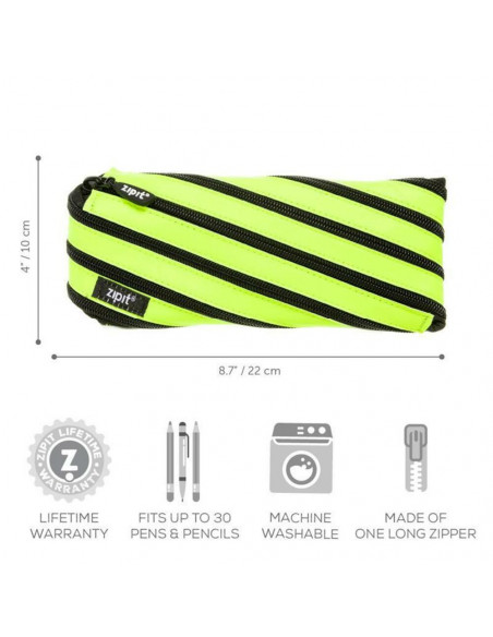 Penar cu fermoar, ZIPIT Neon - galben,ZP-422989