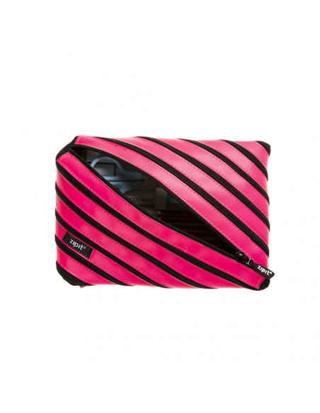 Penar cu fermoar, ZIPIT Neon Jumbo - roz,ZP-423009