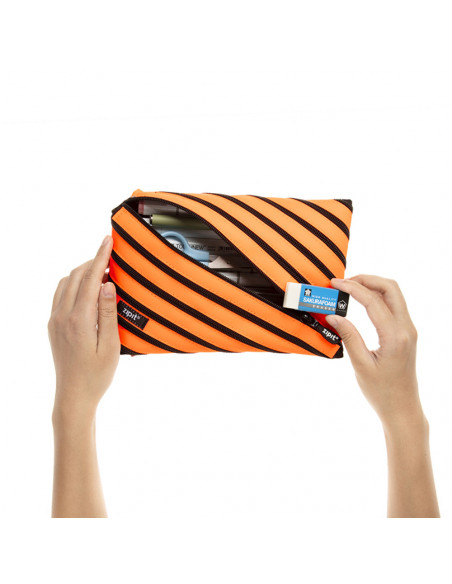 Penar cu fermoar, ZIPIT Neon Jumbo - portocaliu,ZP-423016