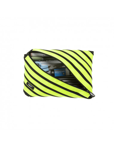 Penar cu fermoar, ZIPIT Neon Jumbo - galben,ZP-423023