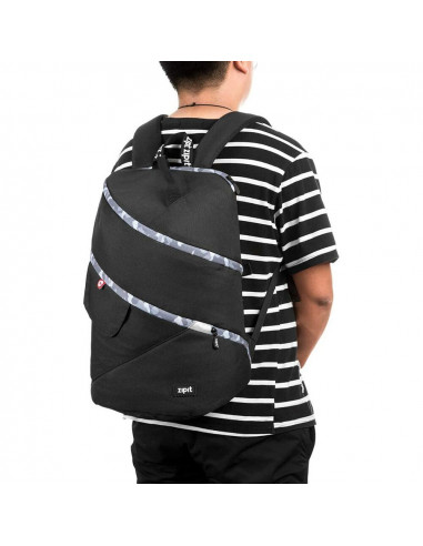 Rucsac ZIPIT Looper Premium - negru cu camuflaj,ZP-421678