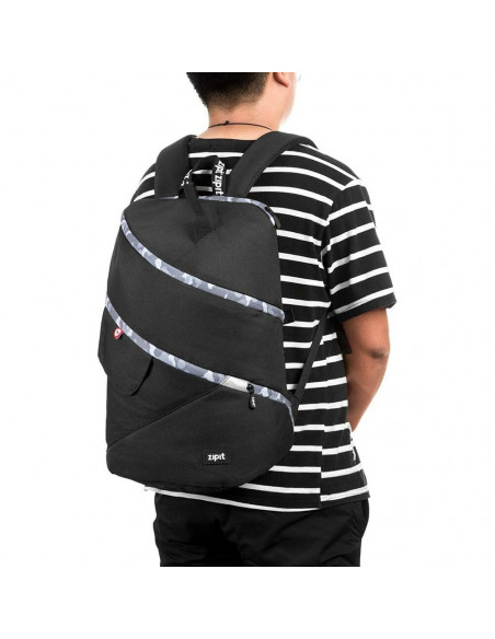 Rucsac ZIPIT Looper Premium - negru cu camuflaj,ZP-421678