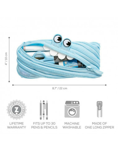 Penar cu fermoar, ZIPIT Gorge Monster - albastru,ZP-423122