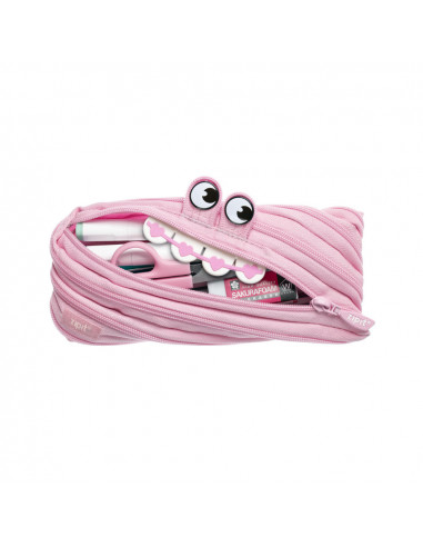 Penar cu fermoar, ZIPIT Gorge Monster - roz,ZP-423139
