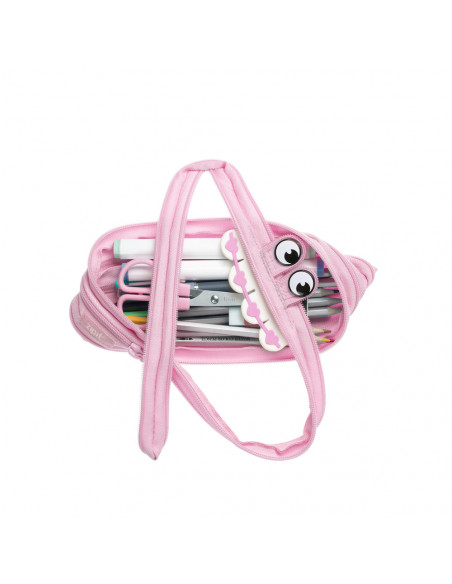 Penar cu fermoar, ZIPIT Gorge Monster - roz,ZP-423139