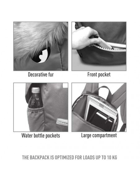 Rucsac ZIPIT Lady Grillz - camuflaj,ZP-424105
