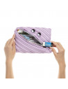 Penar cu fermoar, ZIPIT Grillz Monster Jumbo - roz