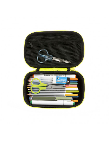 Penar cu fermoar, ZIPIT Mesh - negru cu galben,ZP-426352