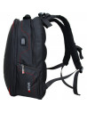Rucsac BESTLIFE Gaming Assailant - negru/rosu - laptop 17 inch
