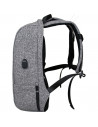 Rucsac BESTLIFE Travel Safe - gri/negru - laptop 16 inch