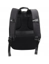 Rucsac BESTLIFE Travel Safe - negru/albastru - laptop 16 inch