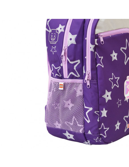 Rucsac extins LEGO V-Line - design Stars - violet,LG-10072-2106
