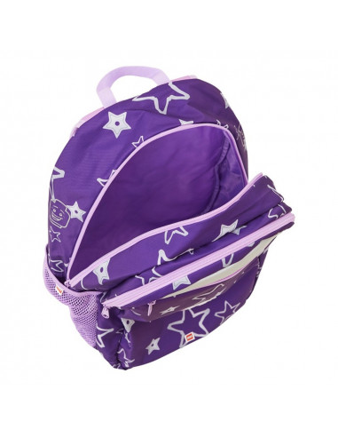 Rucsac extins LEGO V-Line - design Stars - violet,LG-10072-2106