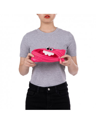 Penar cu fermoar, ZIPIT Party Monster - roz,ZP-427694