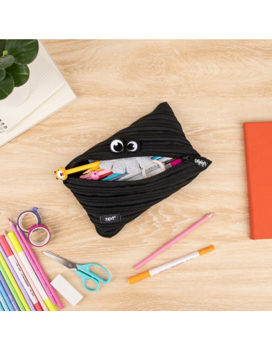 Penar cu fermoar, ZIPIT Party Monster Jumbo - negru,ZP-427762