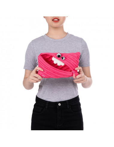 Penar cu fermoar, ZIPIT Party Monster Jumbo - roz,ZP-427779