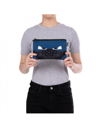 Penar dublu cu fermoar si masca material textil, ZIPIT Face-It